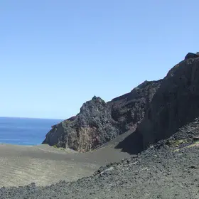 Volcanic ash on Pico island in the Azores
