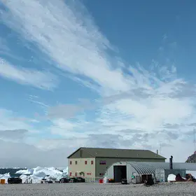 Chaotic sky over Rothera