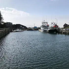 Tidal changes Halls Harbour