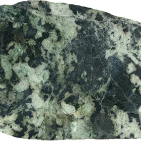 Metagabbro from the Guil Valley, Queyras, Briançon, Hautes-Alpes, France.