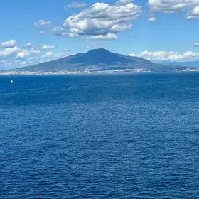 The Mediterranean and the Vesuvius