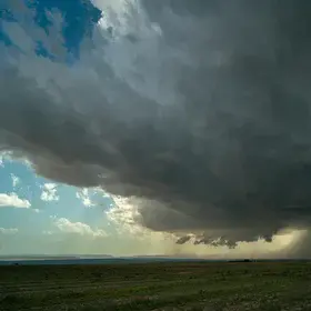 Destructive supercell in Spain